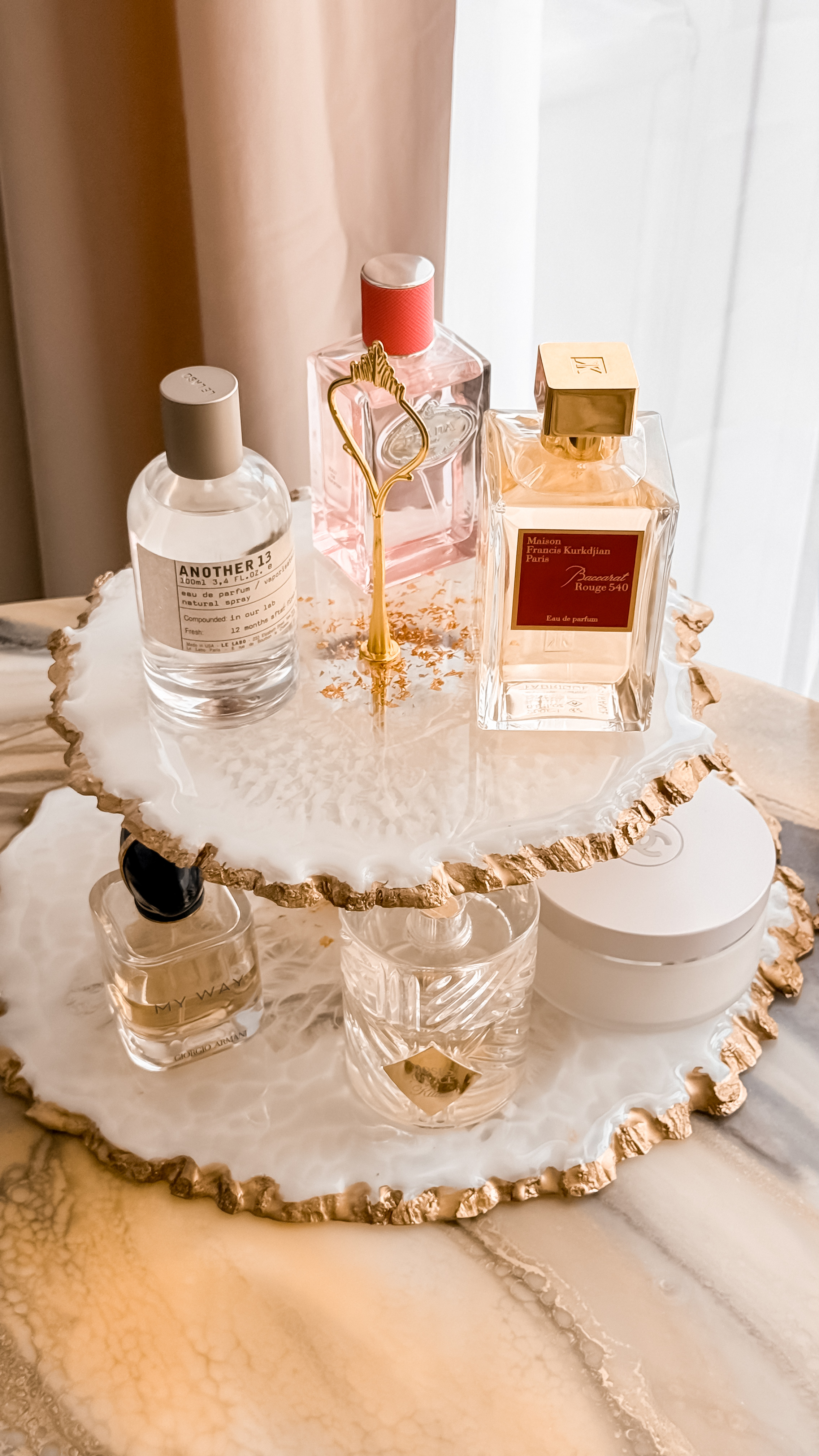 Ivory Veil Two-Tier Serving Stand — view 7