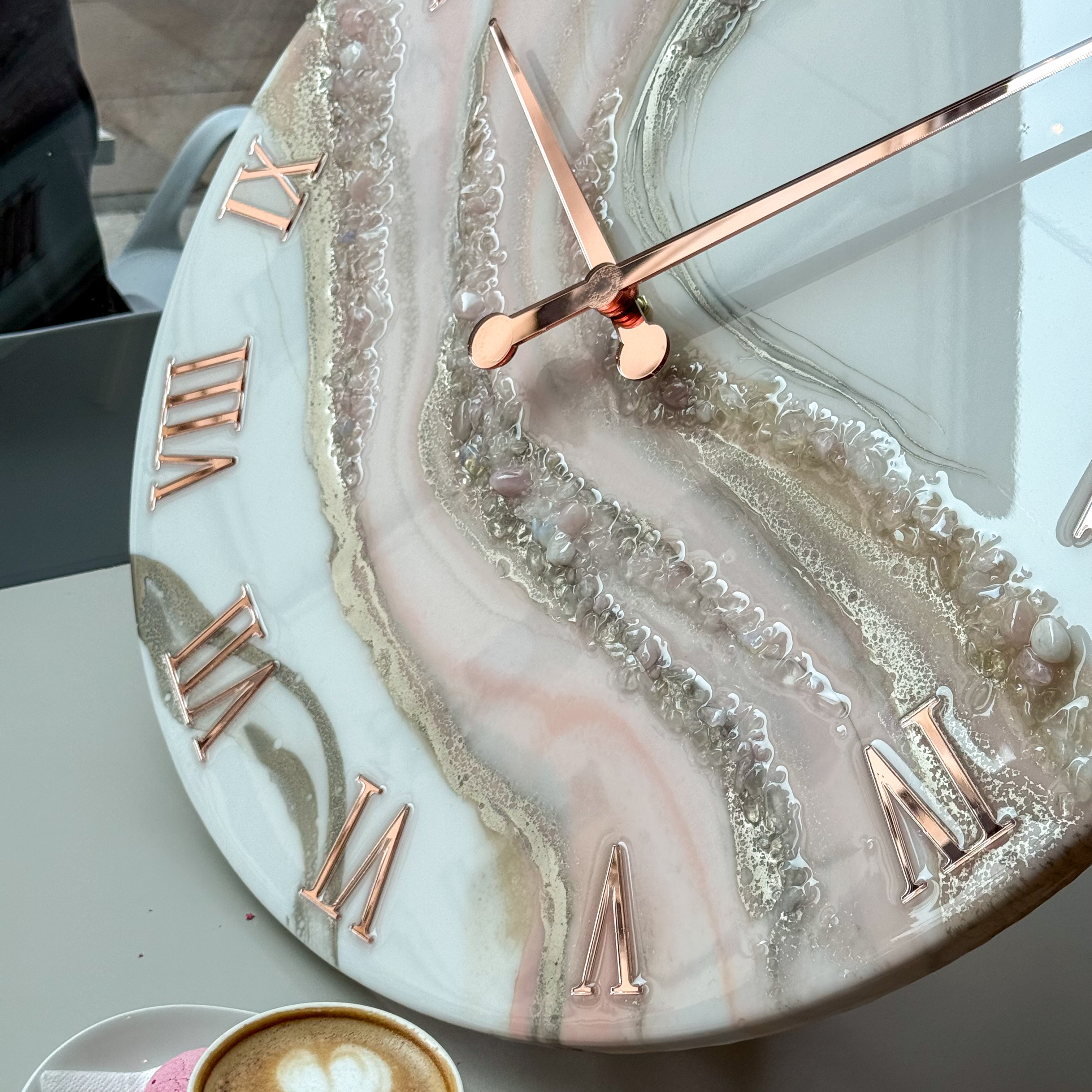 Blush Veil Wall Clock — view 5