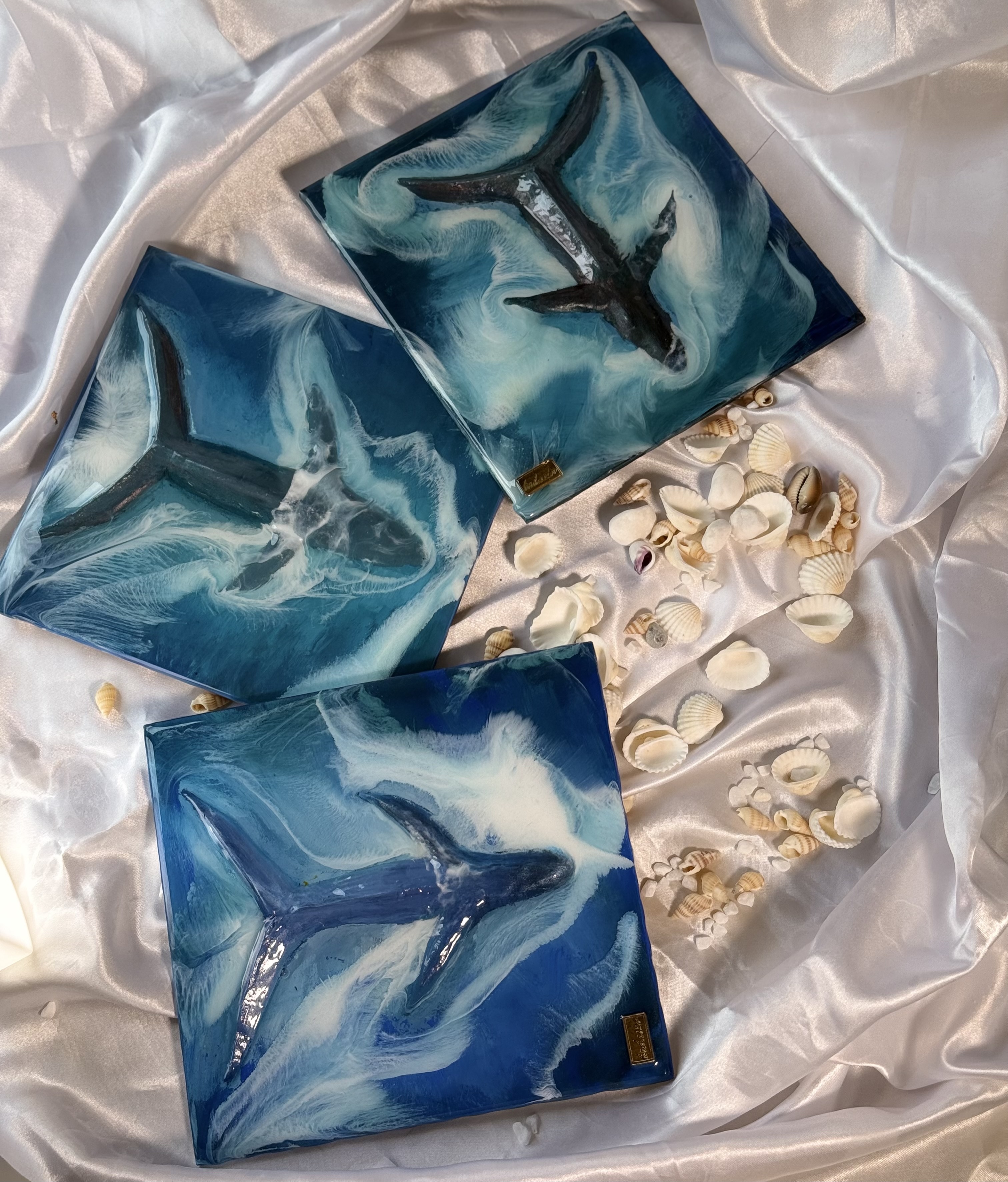 Whale Song Ocean Resin Art — view 5