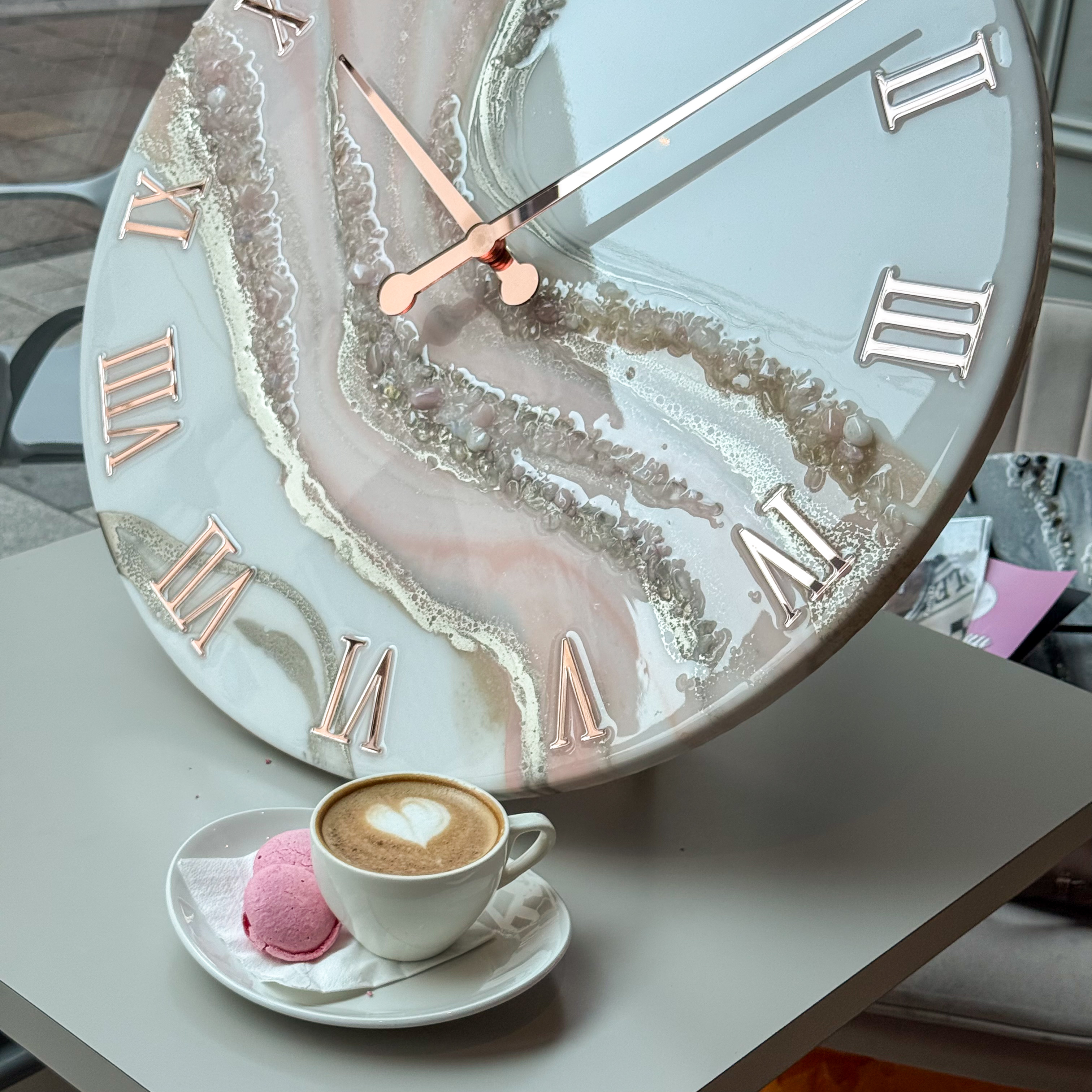 Blush Veil Wall Clock — view 4